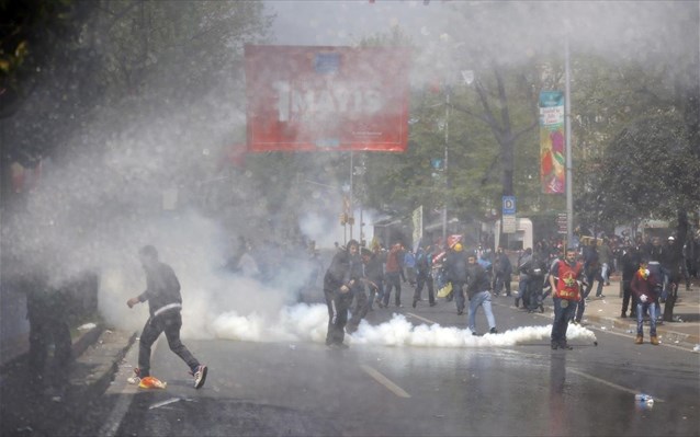 Πρωτομαγιά με σοβαρά επεισόδια στην Κωνσταντινούπολη