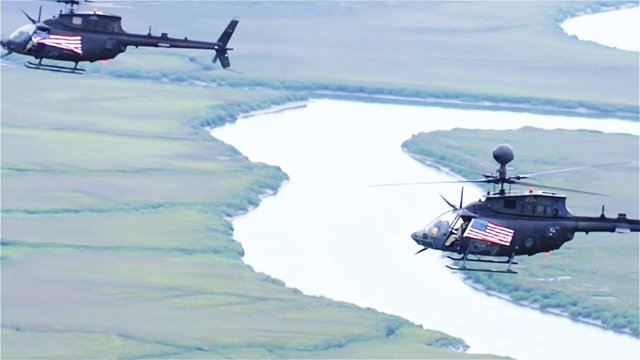Τελετή απόσυρσης με πτήση σχηματισμού των OH-58D [βίντεο]