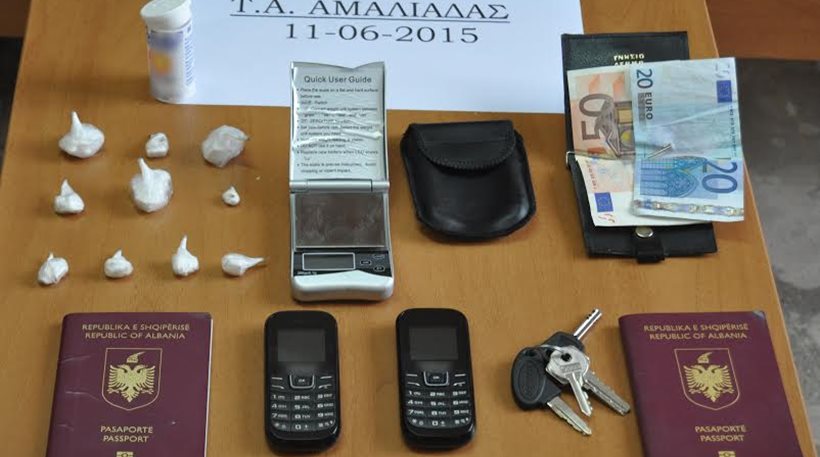 Αλβανός διακινητής κοκαΐνης συνελήφθη στην Αμαλιάδα