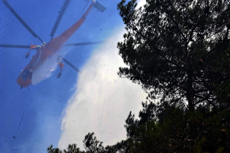Οι πυρκαγιές και τα μέσα της πυροσβεστικής
