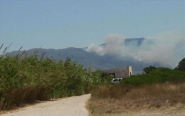 Μεγάλη φωτιά στο Μαλανδρένι Αργολίδας