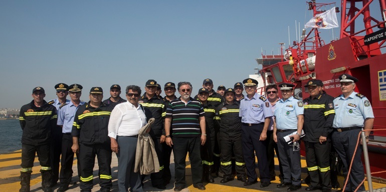 Την Αίγινα επισκέφτηκε ο Γ. Πανούσης [εικόνες]