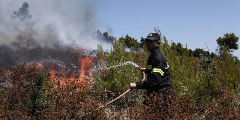 Υπό έλεγχο οι πυρκαγιές στην Αιτωλοακαρνανία