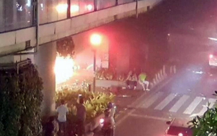 Η στιγμή της έκρηξης στην Μπανγκόκ [βίντεο]