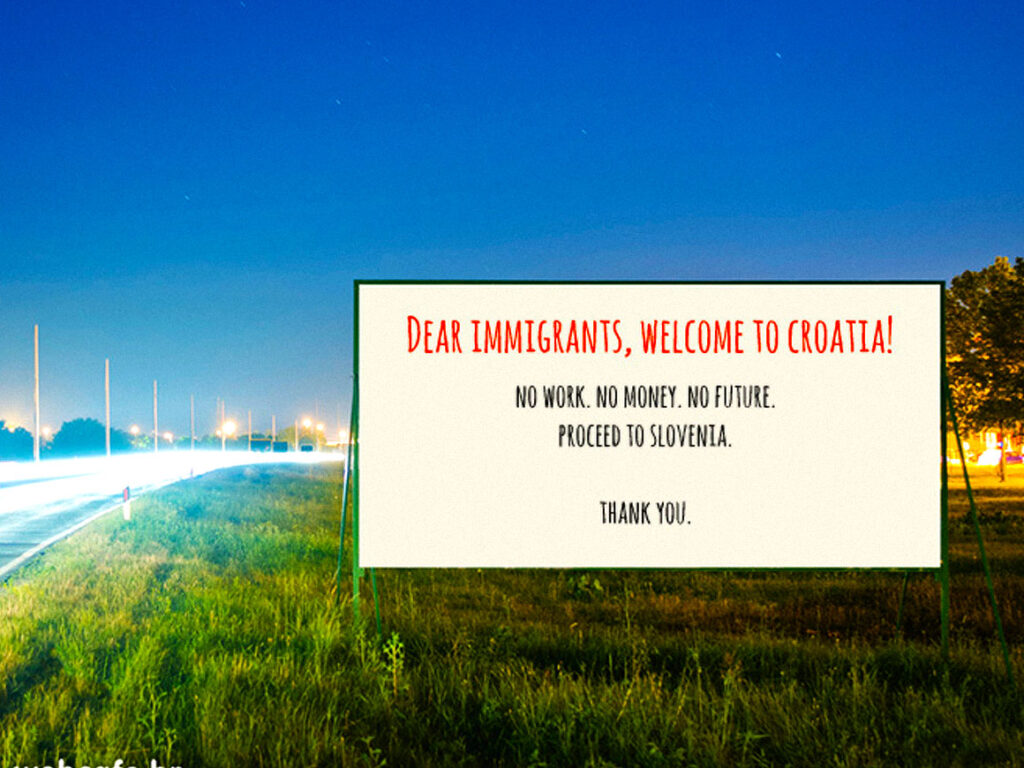 Μια παραδειγματική υποδοχή λαθρομεταναστών…