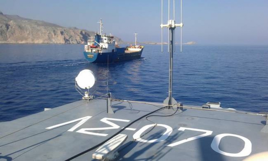 Το πλοίο που μετέφερε όπλα έφτασε στο λιμάνι του Ηρακλείου τα ξημερώματα  [εικόνα]
