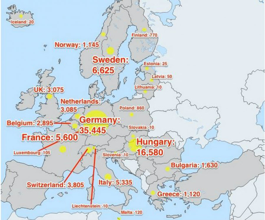 Δείτε τον πραγματικό χάρτη της μετανάστευσης …