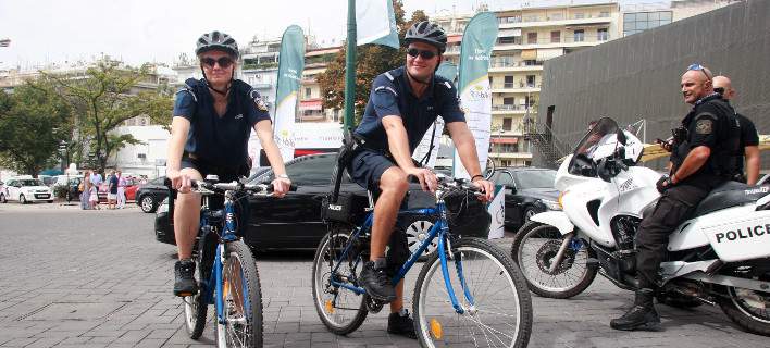 Στη ΔΕΘ η επίσημη πρώτη για τους αστυνομικούς με τα ποδήλατα [εικόνες]