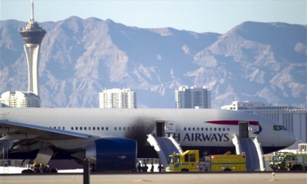 Λας Βέγκας: Φωτιά σε αεροσκάφος της British Airways κατά την απογείωση [εικόνες-βίντεο]