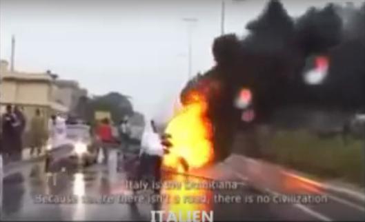 Λαθρομετανάστες….με διαθέσεις καθόλου ειρηνικές [video]