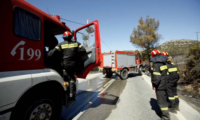 Ο χάρτης πρόβλεψης κινδύνου πυρκαγιάς για την Τετάρτη