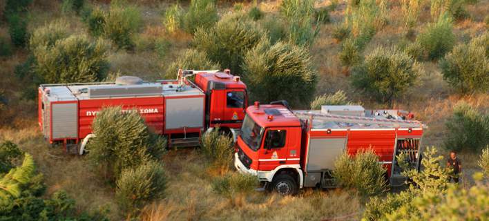 Σε εξέλιξη φωτιά στη Σαλαμίνα
