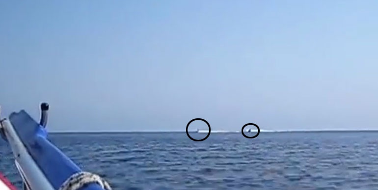 Ακόμη και με τζετ σκι έρχονται οι μετανάστες στη Σάμο! [βίντεο]