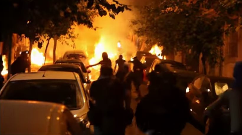 Βίντεο από τα επεισόδια που σημειώθηκαν στα Εξάρχεια από αναρχικούς