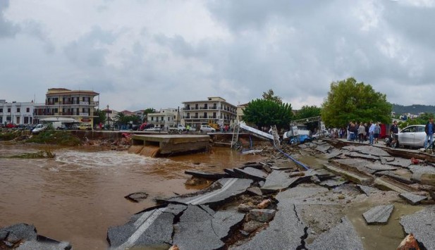 Νέες εικόνες από τη θεομηνία στη Σκόπελο (φωτο-βίντεο)