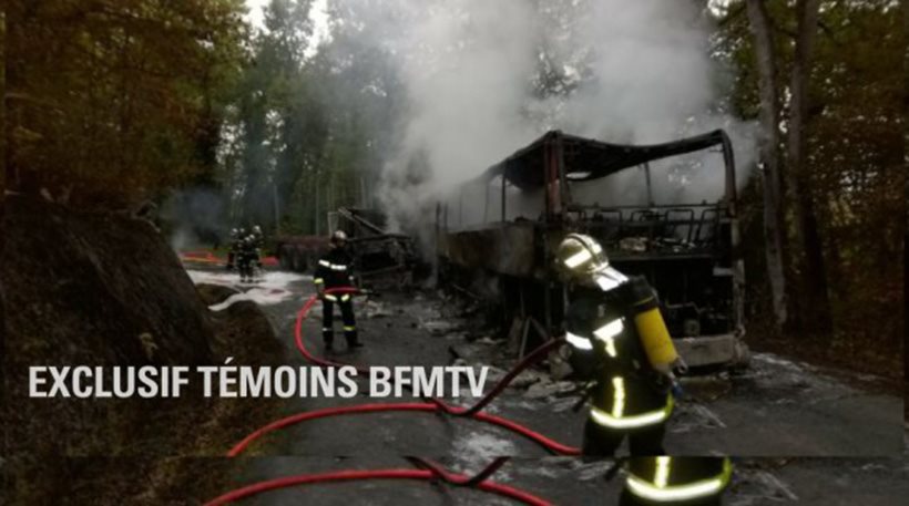 42 νεκροί σε τροχαίο στην Γαλλία – Κάηκαν ζωντανοί όταν το πούλμαν συγκρούστηκε με φορτηγό – Θάνατος παντού! (vid)