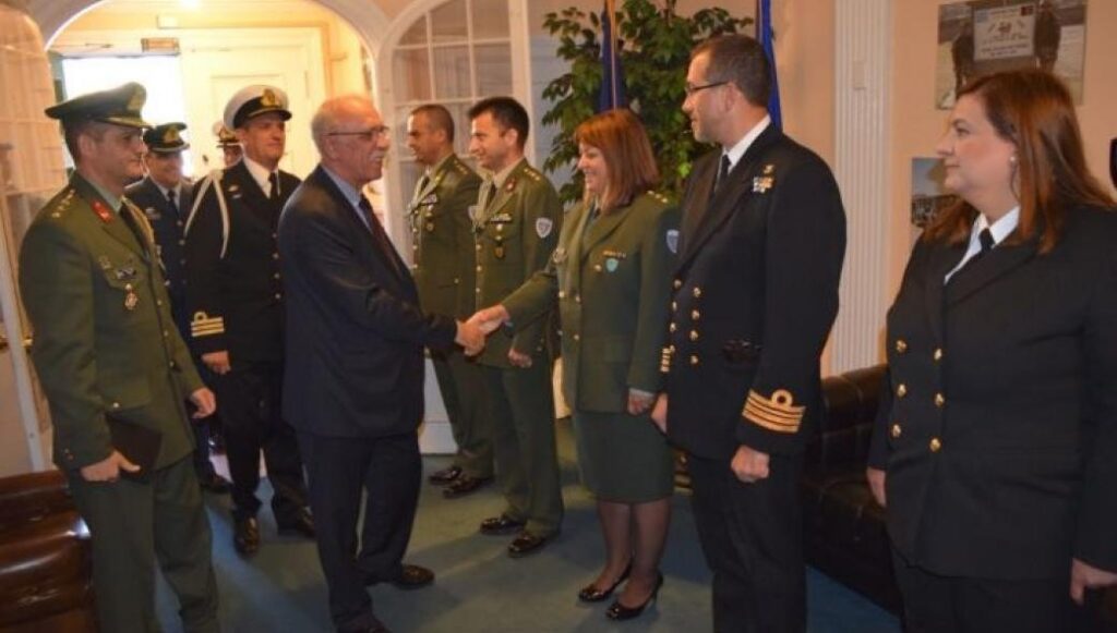 Επίσκεψη Δ.Βίτσα στο ελληνικό φυλάκιο στους Κήπους του Έβρου