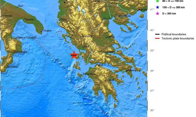 Σεισμός Λευκάδα: Ισχυρός μετασεισμός 5,2 Ρίχτερ πριν λίγα λεπτά