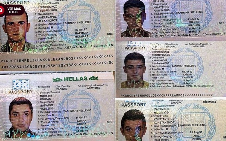 Τα κλεμμένα ελληνικά διαβατήρια των Σύρων που συνελήφθησαν- Τα ονόματα είχαν παραχαραχθεί και οι φωτογραφίες είχαν αντικατασταθεί (φωτό)