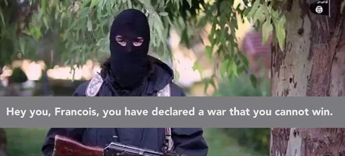 Το ISIS απειλεί τον Ολάντ: “Φρανσουά θα έρθουμε να συνθλίψουμε την χώρα σου- Κήρυξες έναν πόλεμο που δεν μπορείς να κερδίσεις” (βίντεο)