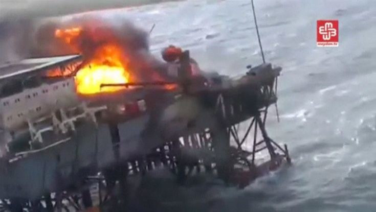 Τριάντα αγνοούμενοι από τη φωτιά στην εξέδρα πετρελαίου Socar- Η πυρκαγιά προκλήθηκε από καταιγίδα