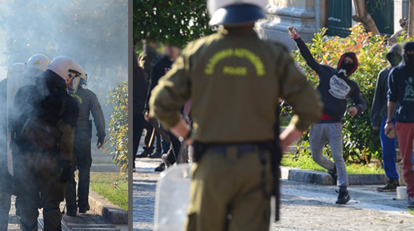 Επεισόδια στην πορεία για τα επτά χρόνια από τη δολοφονία Γρηγορόπουλου [φωτό] [upd]