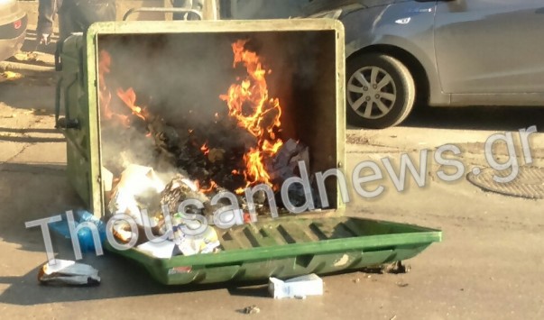 Επεισόδια στην πορεία της Θεσσαλονίκης για τα επτά χρόνια του Α.Γρηγορόπουλου (βίντεο)