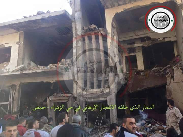 Συρία: Βομβιστική επίθεση στη Χομς με δεκάδες νεκρούς και τραυματίες [φωτό, βίντεο]