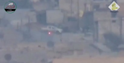 Οδηγός στη Συρία αποφεύγει παρά τρίχα αντιαρματικό πύραυλο [βίντεο]