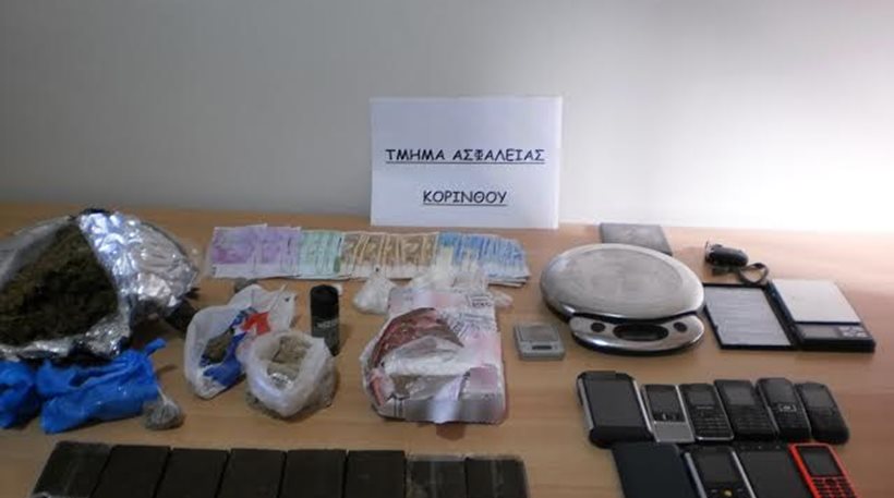 Κόρινθος: Σύλληψη 43χρονου με μεγάλες ποσότητες κοκαΐνης και χασίς