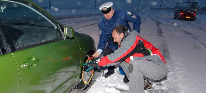 Σε ποια σημεία της χώρας είναι απαραίτητες οι αντιολισθητικές αλυσίδες λόγω παγετού