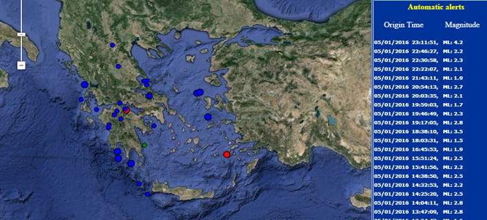 Σεισμός 4,2 Ρίχτερ στη Νίσυρο
