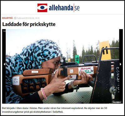 Σουηδία: Το κράτος εκπαιδεύει “πρόσφυγες” πως να γίνουν καλοί ελεύθεροι σκοπευτές! [φωτό]