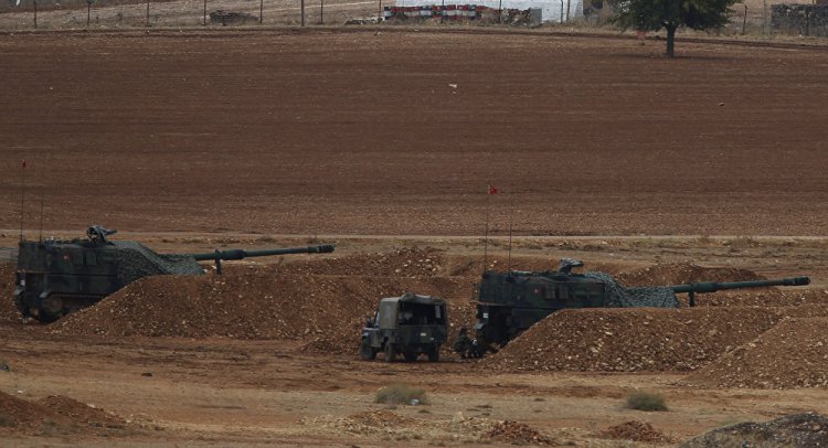 Οι Τούρκοι με τα πυρά πυροβολικού καλύπτουν τους ισλαμιστές [βίντεο]