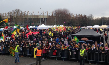 Μεγάλη συγκέντρωση Κούρδων στο Στρασβούργο με αίτημα την αποφυλάκιση του Οτζαλάν