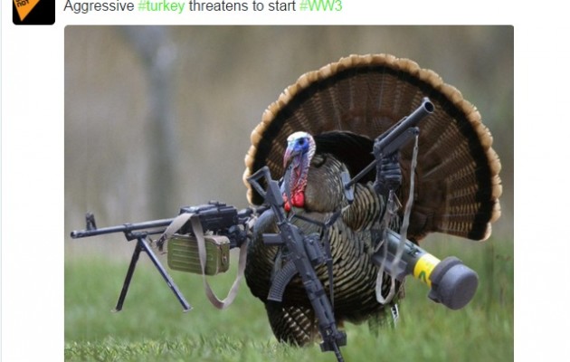 Οι Ρώσοι γελοιοποιούν την Τουρκία: “Η γαλοπούλα απειλεί με Παγκόσμιο Πόλεμο”