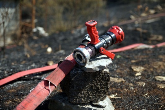 Φωτιά σε στρατόπεδο στα Γιαννιτσά