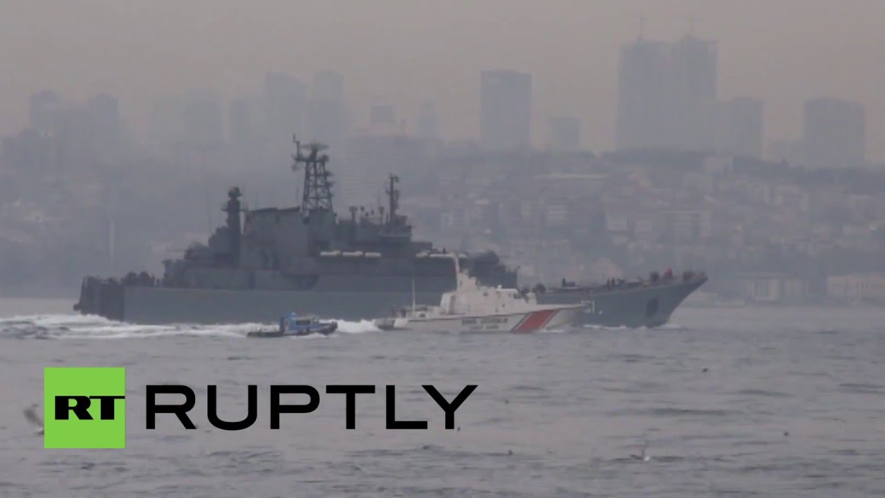 Πανικός στην Τουρκία στο πέρασμα ρωσικού πολεμικού από τα Στενά – Ελικόπτερα και περιπολικά σκάφη το συνόδευαν από κοντά [βίντεο]