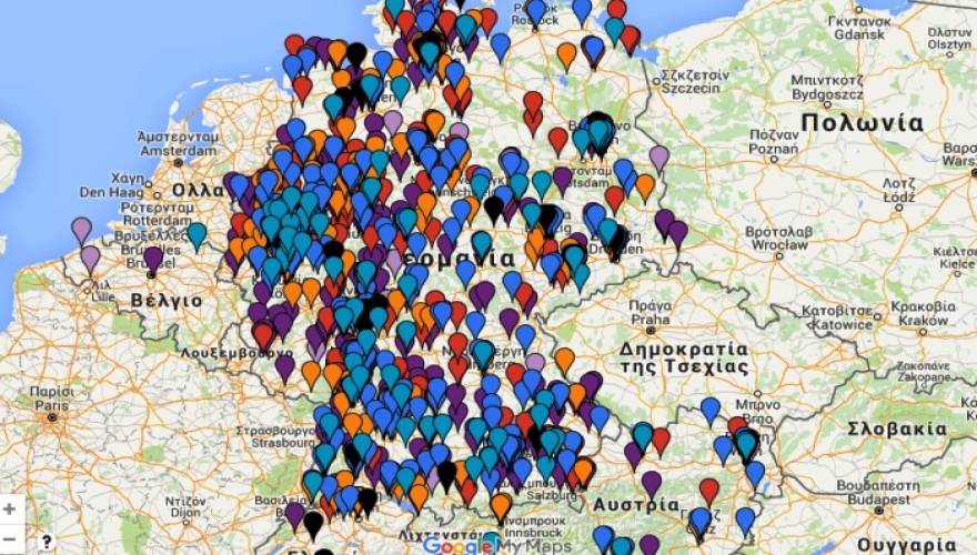 Δείτε τον τρομακτικό χάρτη των εγκλημάτων των λαθρομεταναστών στην Γερμανία