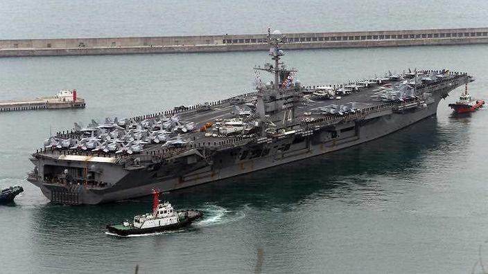 Και με αεροπλανοφόρο οι Αμερικανοί στις ασκήσεις στη Νότια Κορέα [βίντεο]