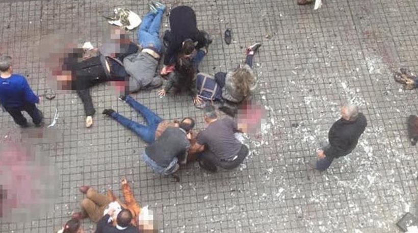 Έκρηξη Τουρκία: Διαμελισμένα σώματα και εικόνες φρίκης καταγράφει ερασιτεχνικό βίντεο