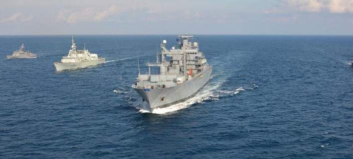 Ακόμα 2 πολεμικά του ΝΑΤΟ στο Αιγαίο  – Υποτίθεται θα ανακόψουν τις προσφυγικές ροές [φωτό]