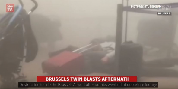 Νέο βίντεο μετά τις εκρήξεις στο αεροδρόμιο των Βρυξελλών