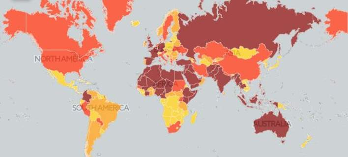 Ποιες χώρες κινδυνεύουν περισσότερο με τρομοκρατική επίθεση – Στην τρίτη βαθμίδα επικινδυνότητας η Ελλάδα (φωτό)