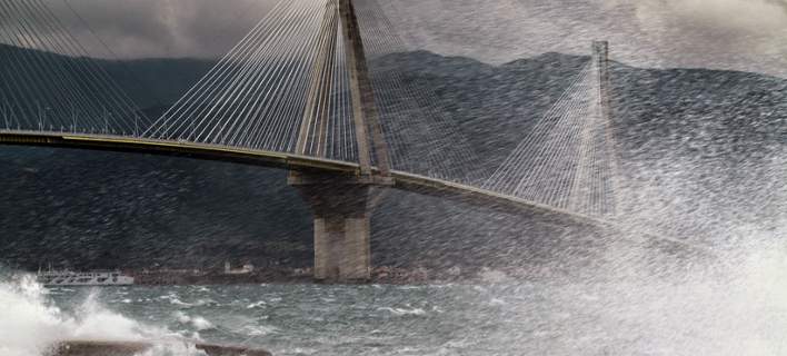 Κλειστό το Ρίο-Αντίρριο λόγω ισχυρών ανέμων
