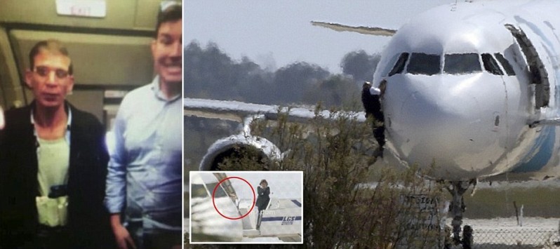 Selfie με τον αεροπειρατή στην Κύπρο και απόδραση από το cockpit (φωτό)