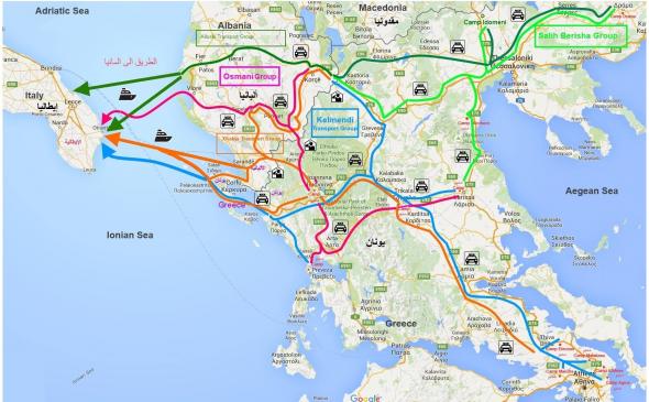 Οι διακινητές προτρέπουν τους πρόσφυγες να κατευθυνθούν σε Κέρκυρα και Αλβανία [χάρτες]