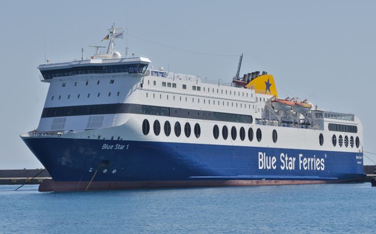 Τηλεφώνημα για βόμβα στο πλοίο «Blue Star 1»