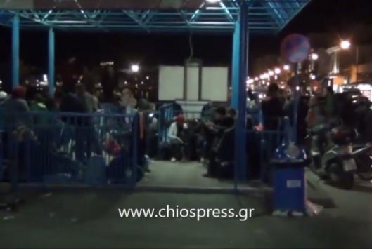 Χίος: Αλλάζουν τα δρομολόγια για να αποφευχθούν τα επεισόδια [βίντεο]