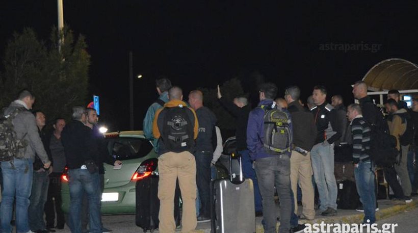 «Απόβαση» Γάλλων αστυνομικών στο αεροδρόμιο Χίου (βίντεο)